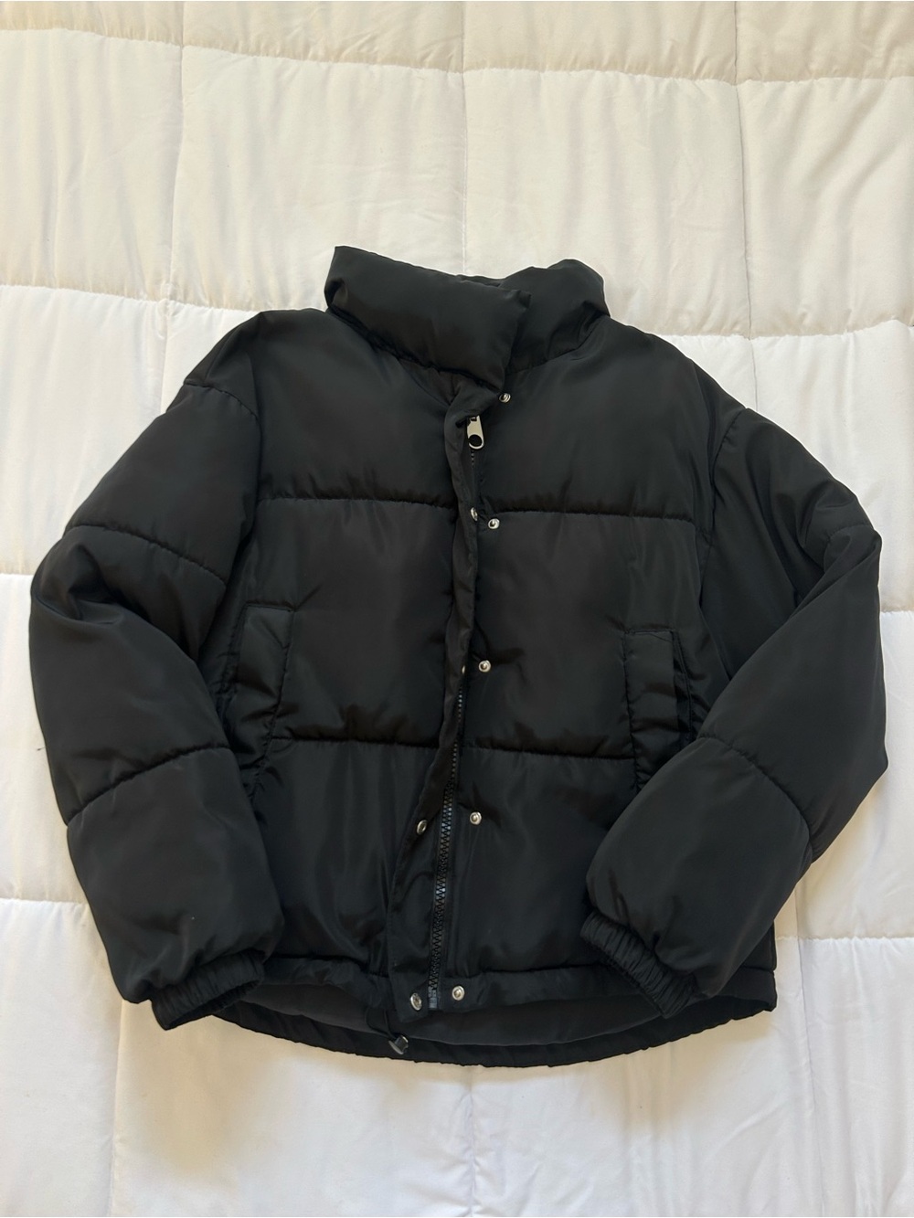 Woman’s Black Puffer Jacket